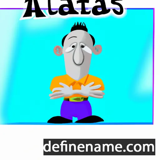 cartoon of the name Alantas