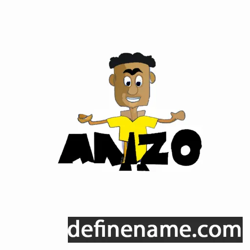 cartoon of the name Alanzo