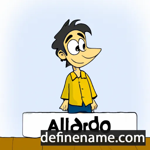 cartoon of the name Alardo