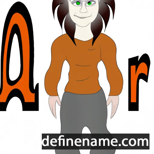 cartoon of the name Alari