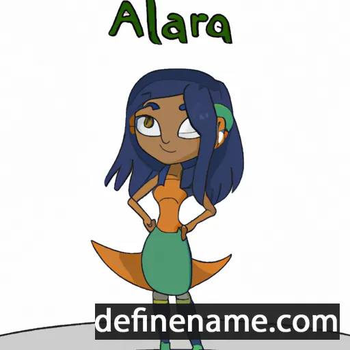 Alaria cartoon