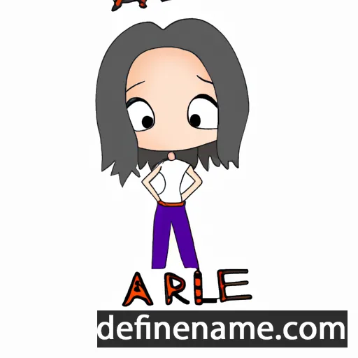 Alarie cartoon