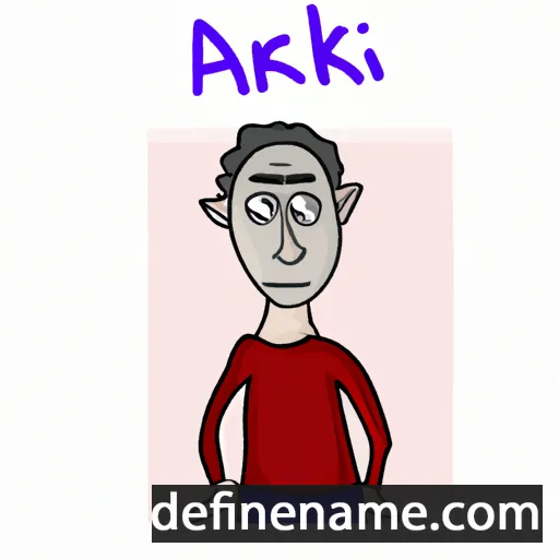 cartoon of the name Alarik