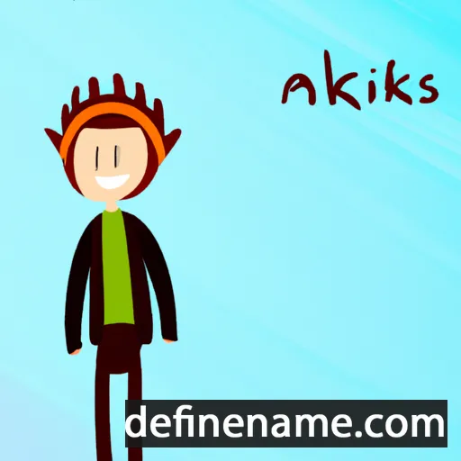 cartoon of the name Alarikas