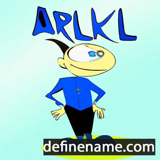 cartoon of the name Alarikki