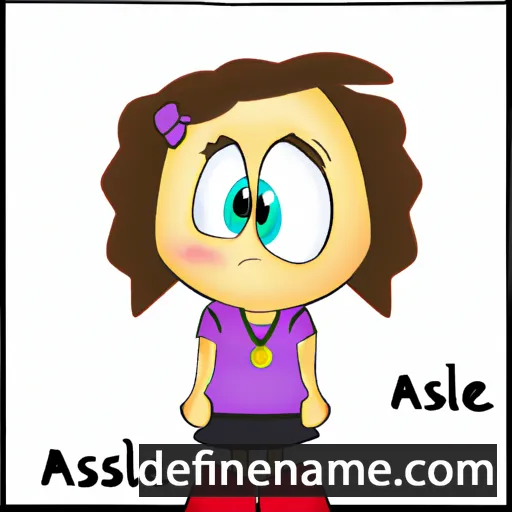 cartoon of the name Alasie