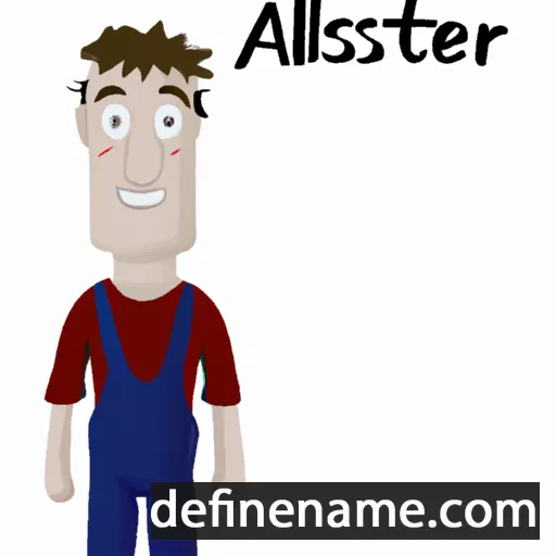 Alaster cartoon