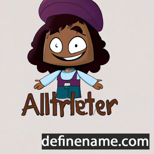 cartoon of the name Alatáriel