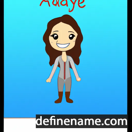 cartoon of the name Alayde