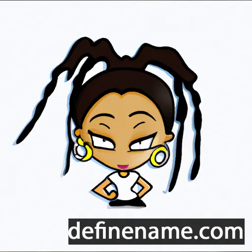 cartoon of the name Alayjah