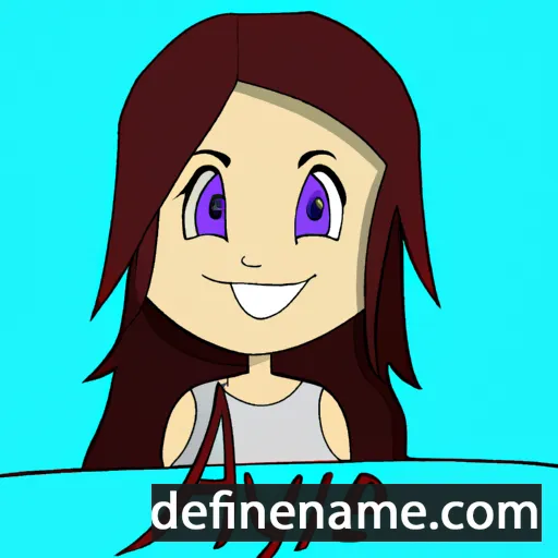 cartoon of the name Alayne