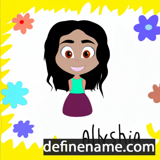 Alaysha cartoon