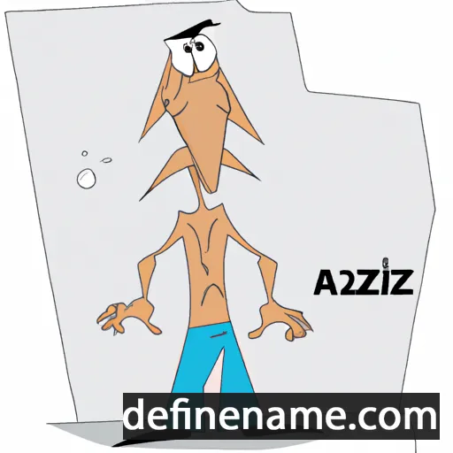 cartoon of the name Alazar