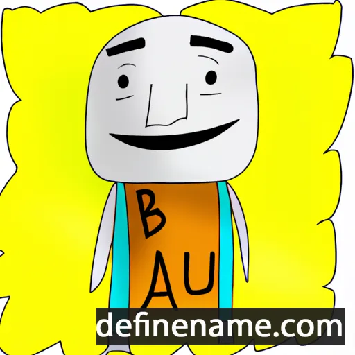 cartoon of the name Albanu