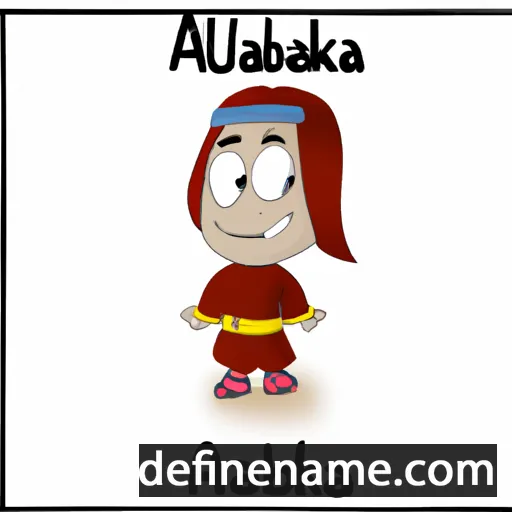 cartoon of the name Albarka