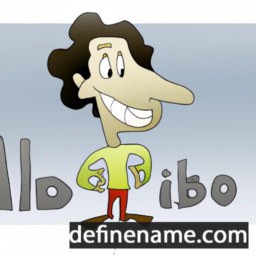 cartoon of the name Albaro