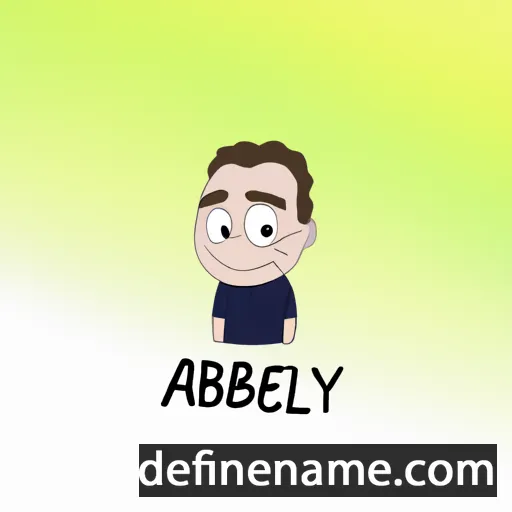 cartoon of the name Albéry