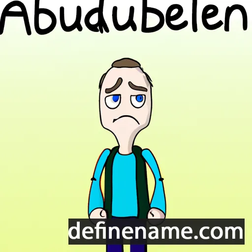 cartoon of the name Albegund