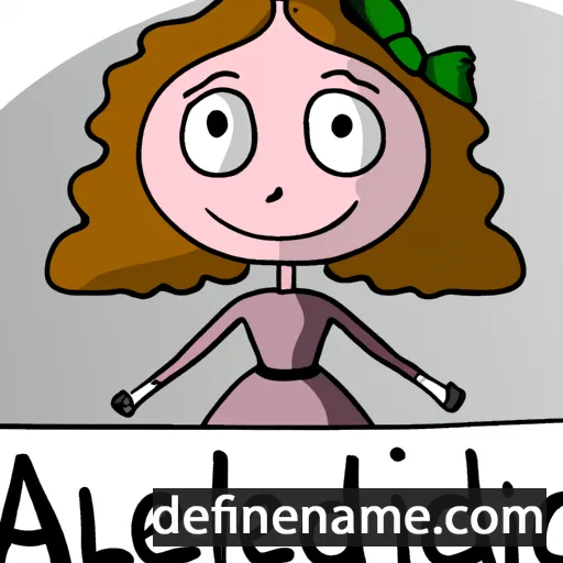 cartoon of the name Albelinda