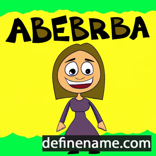 cartoon of the name Alberada