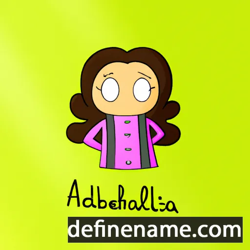 cartoon of the name Alberdina