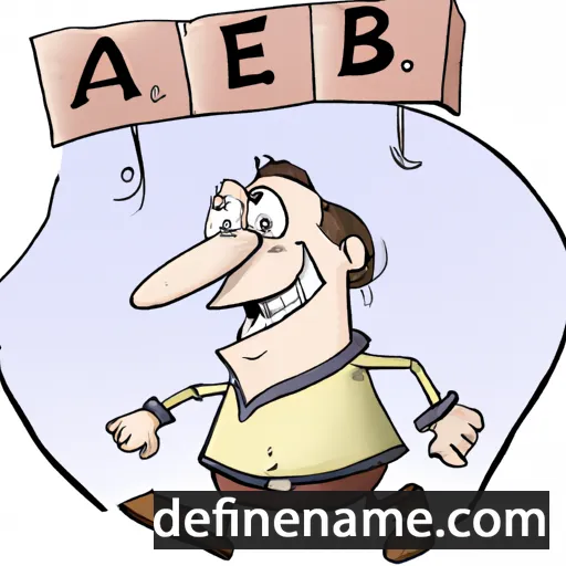 cartoon of the name Alberg