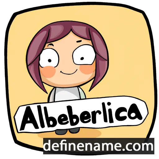 cartoon of the name Alberica