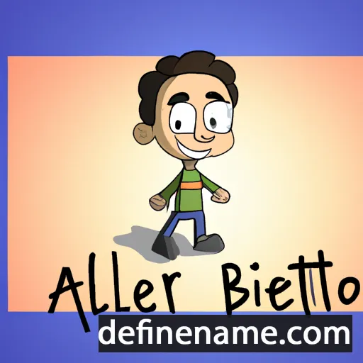 cartoon of the name Albertito