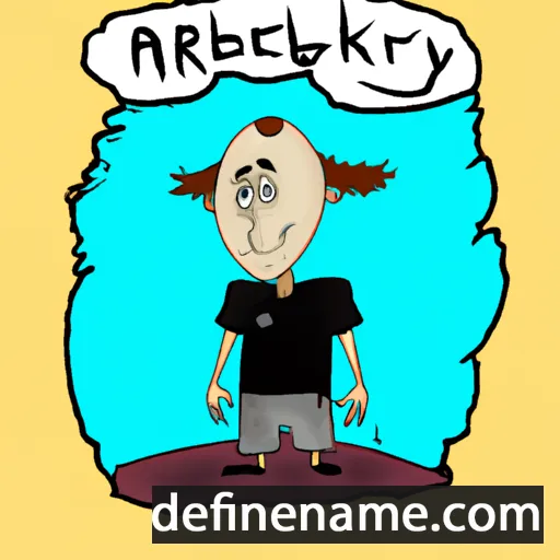 cartoon of the name Alberyk