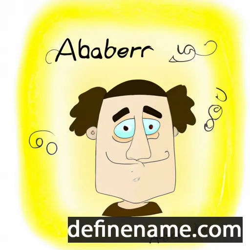 cartoon of the name Alberzh