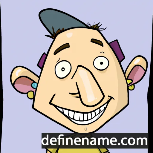 cartoon of the name Albí