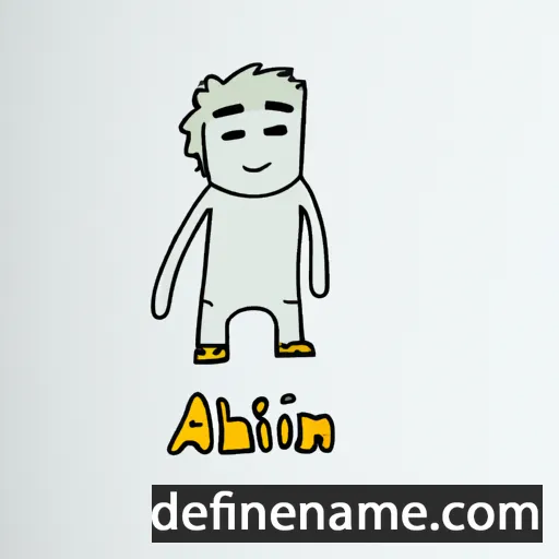 Albín cartoon