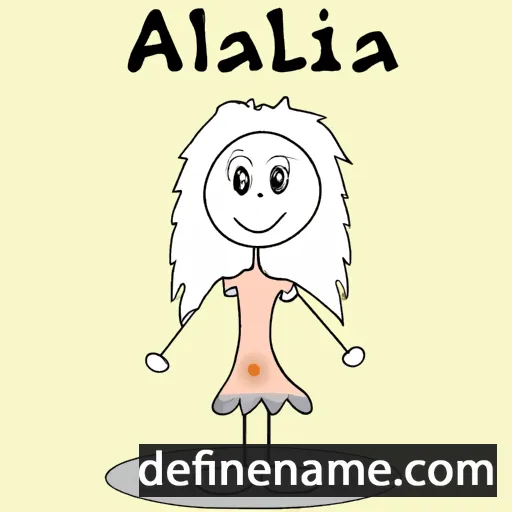 Albiana cartoon