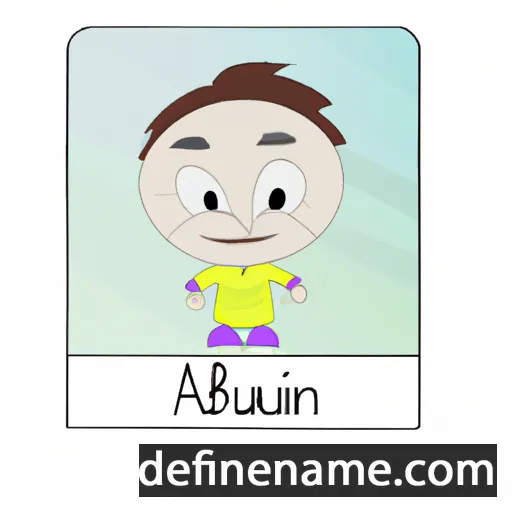 cartoon of the name Albinu