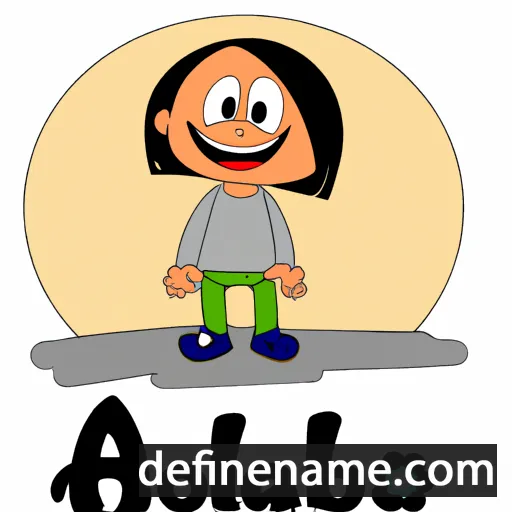 cartoon of the name Alboí