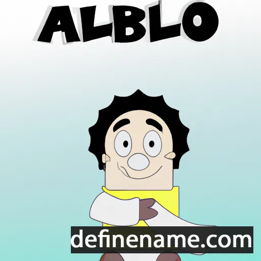 cartoon of the name Alboíno