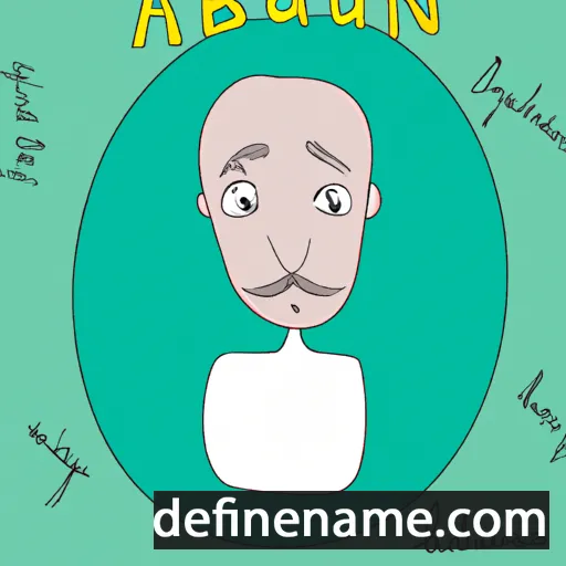 cartoon of the name Albuin