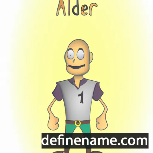 cartoon of the name Alcander