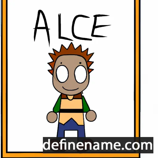 Alcé cartoon