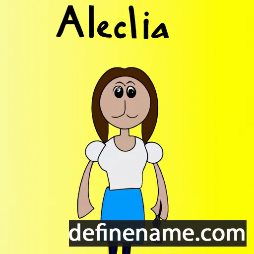 Alcena cartoon