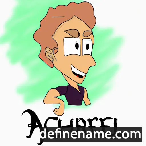 cartoon of the name Alchere