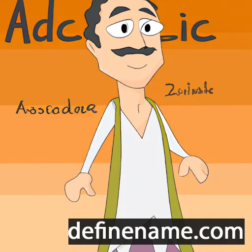 cartoon of the name Alcibiade