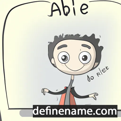 cartoon of the name Alcibie