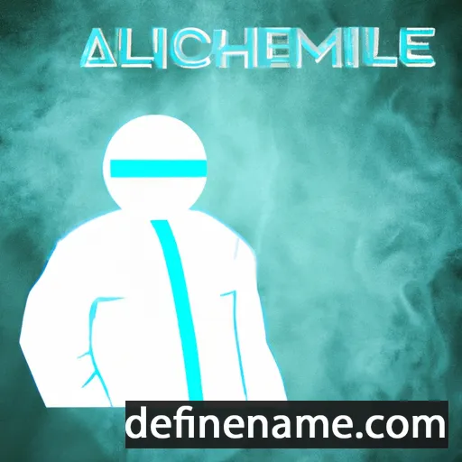 Alcimache cartoon