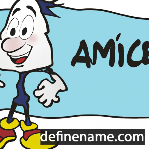 cartoon of the name Alcime