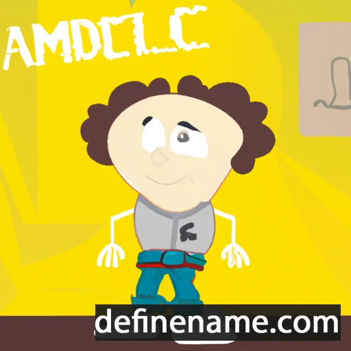 cartoon of the name Alcimede