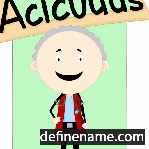 cartoon of the name Alcinous