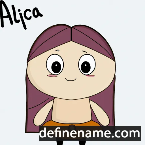 cartoon of the name Alcipa