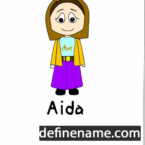 cartoon of the name Alda