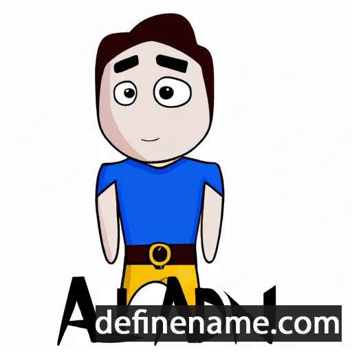 cartoon of the name Aldan